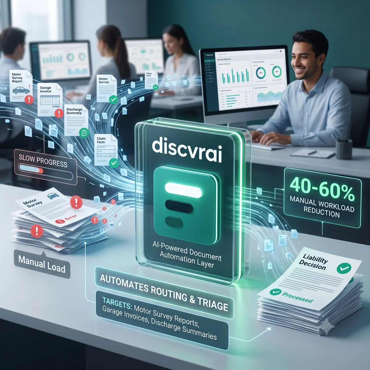 Turn claim documents into decisions, not a growing backlog.
